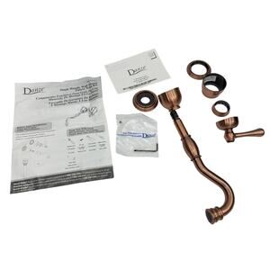Danze D216557 Single Handle Wall Mount Faucet Trim Kit Tumbled Bronze – Missing